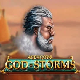 Age Of The Gods: God of Storms online game logo by Playtech on astro-mania.eu