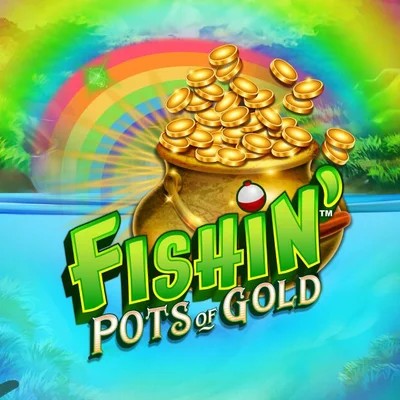 Official Slots logo: Fishin Pots Of Gold by Gameburger Studios at Astromania Casino