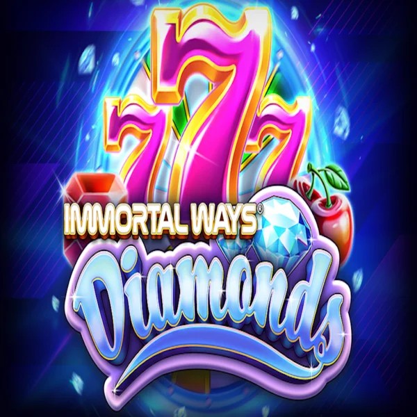Immortal Ways Diamonds slot logo by RubyPlay at Astromania Casino