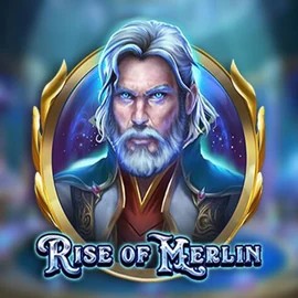 Rise of Merlin casino game by Play'n GO – featured logo at Astromania Casino