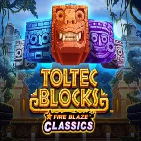 Slots logo of Fire Blaze: Toltec Blocks from Rarestone Gaming at Astromania Casino