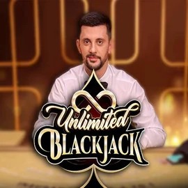 Unlimited Blackjack casino game by Ezugi – featured logo at Astromania Casino